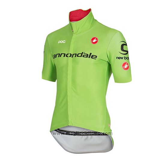 2017 Abbigliamento Ciclismo Cannondale Verde Manica Corta e Salopette